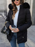 Damen Winterjacke – Warme Ganzjahres-Schwarze Mantel